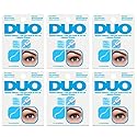 Duo Lash Adhesive - Clear, 0.25 Ounce (Pack of 6) Beauty & Personal Care DUO