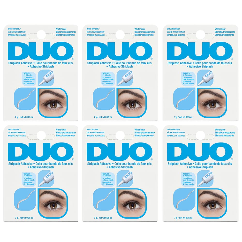 Duo Lash Adhesive - Clear, 0.25 Ounce (Pack of 6) Beauty & Personal Care DUO