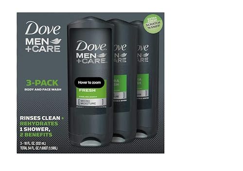 DOVE 1169195 Mens Body Wash Extra Fresh 18 oz.,(Pack of 3) Beauty & Personal Care Dove