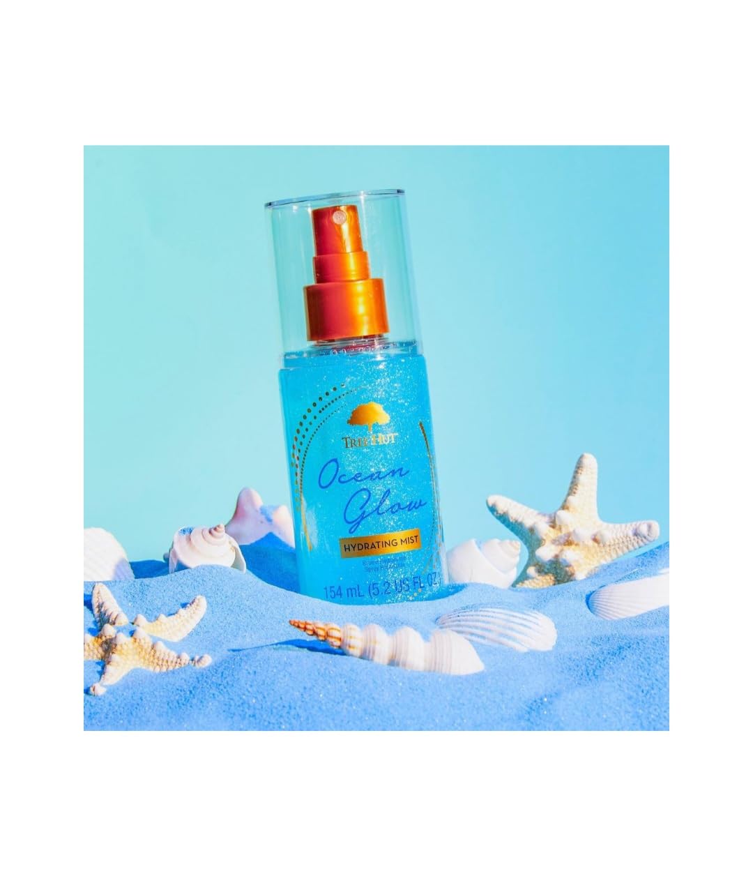 Tree Hut Ocean Glow Hydrating Foaming Gel Body Wash, 18 fl oz Ocean Glow Hydrating Fragrance Mist, 5.2 fl oz Beauty & Personal Care Tree Hut