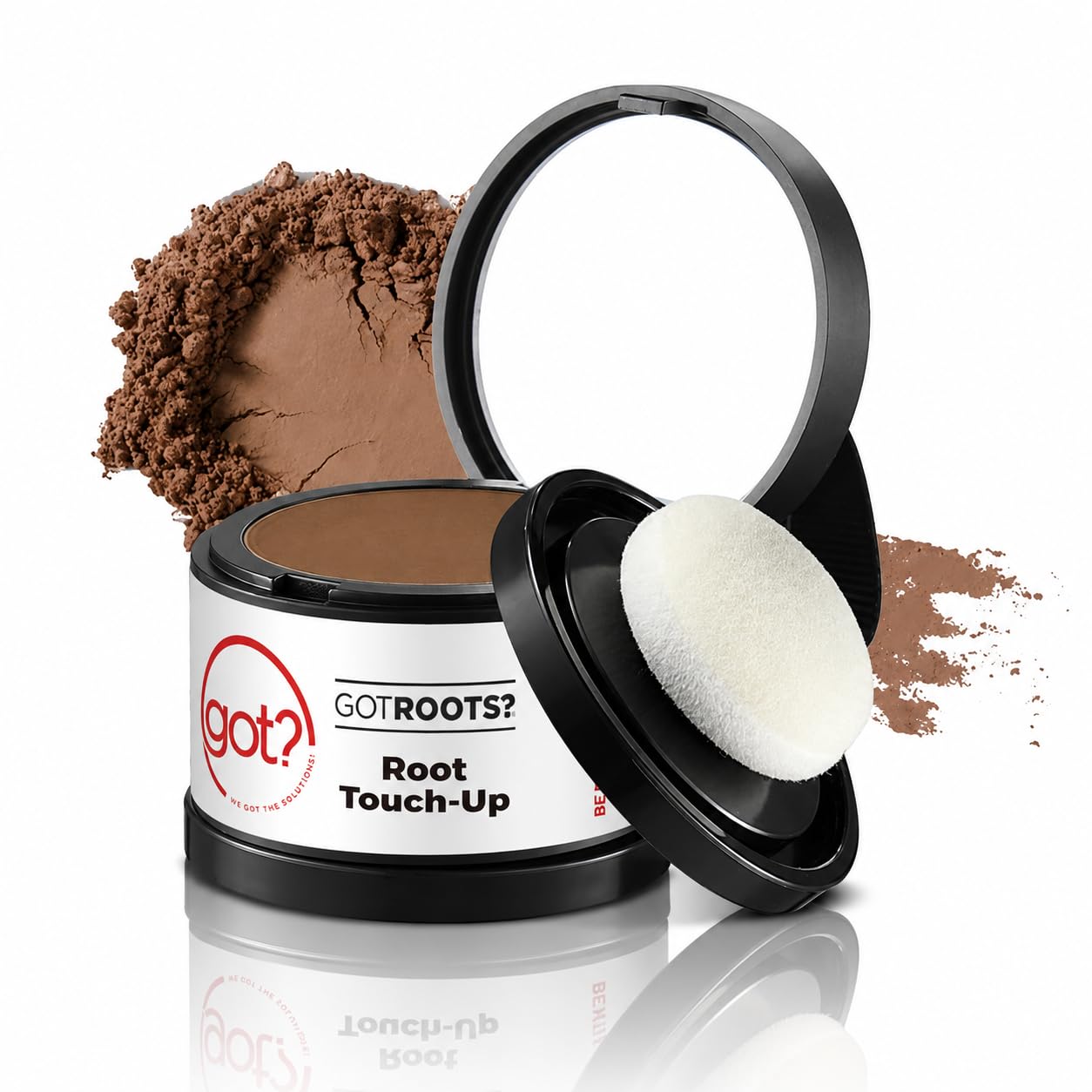 Got? Roots - Pigment Infused Root Touch Up Kit for Light Brown Hair - Temporary Thinning & Gray Cover Up, Brow Filler & Hairline Powder - 0.14 OZ Tub Beauty & Personal Care got? WE GOT THE SOLUTIONS!