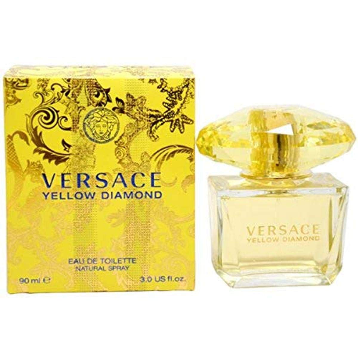 Versace Eau De Toilette Spray for Women, Yellow Diamond, 3 Ounce (Pack of 1) Beauty & Personal Care Versace