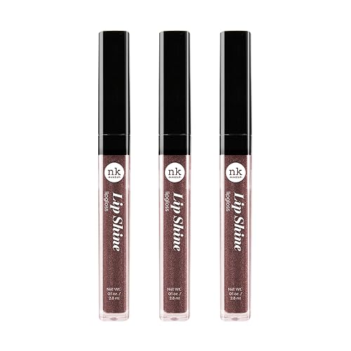 NICKA K NEW YORK Lipshine, Cosmetics, vibrant colors, bright colors, shining lips, lip shine, long lasting (AMZ261) Beauty & Personal Care NICKA K NEW YORK