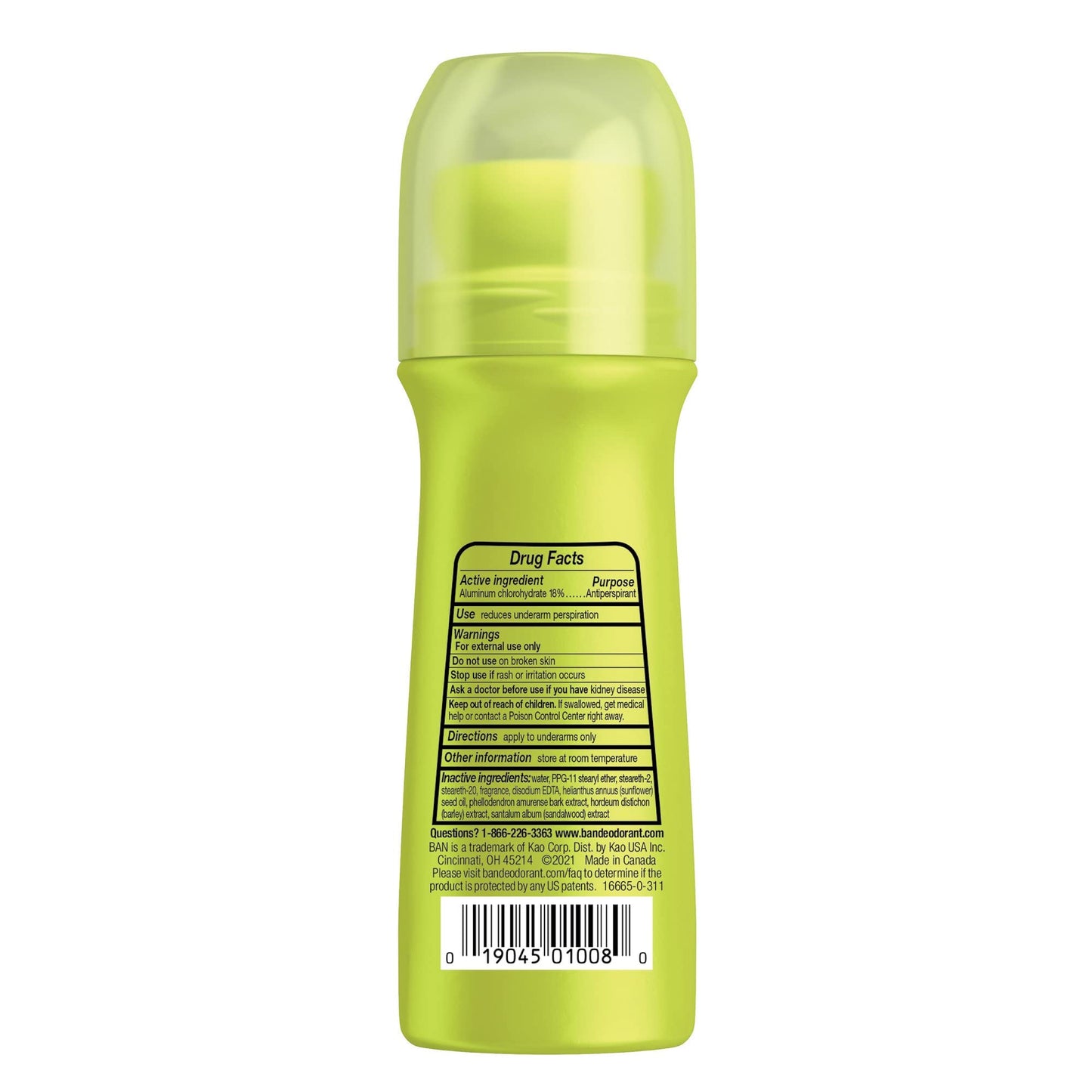 Ban Deodorant 3.5 Ounce Roll-On 24 Hr Satin Breeze (103ml) (6 Pack) Beauty and Personal Care Ban