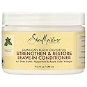Shea Moisture Leave in Conditioner, 100% Pure Jamaican Black Castor Oil Strengthen & Restore for Healthy Hair Growth, Vitamin E, Curly Hair Products Beauty & Personal Care SheaMoisture