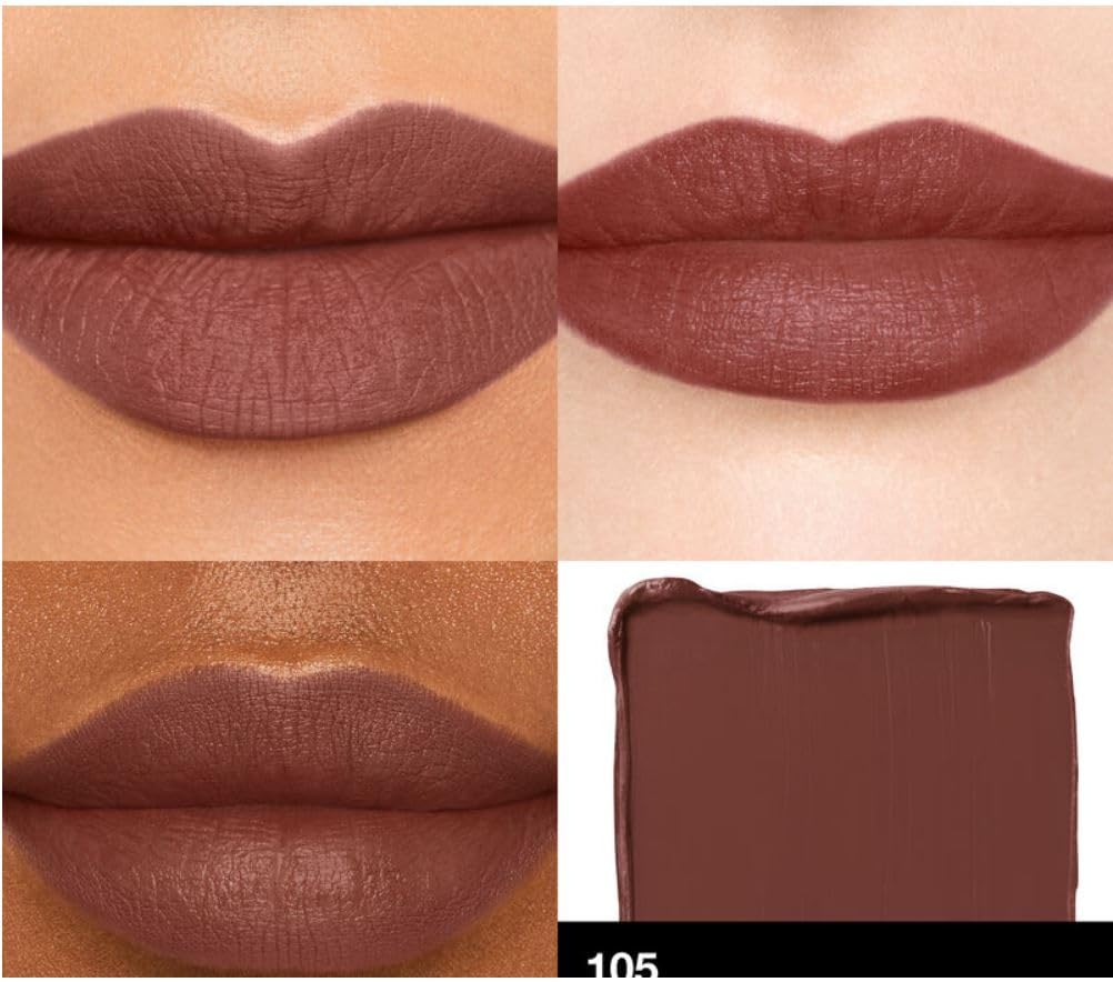 NARS Powermatte Lipstick - No Satisfaction 105 (Deep Auburn Brown) .05 oz. Beauty & Personal Care NARS