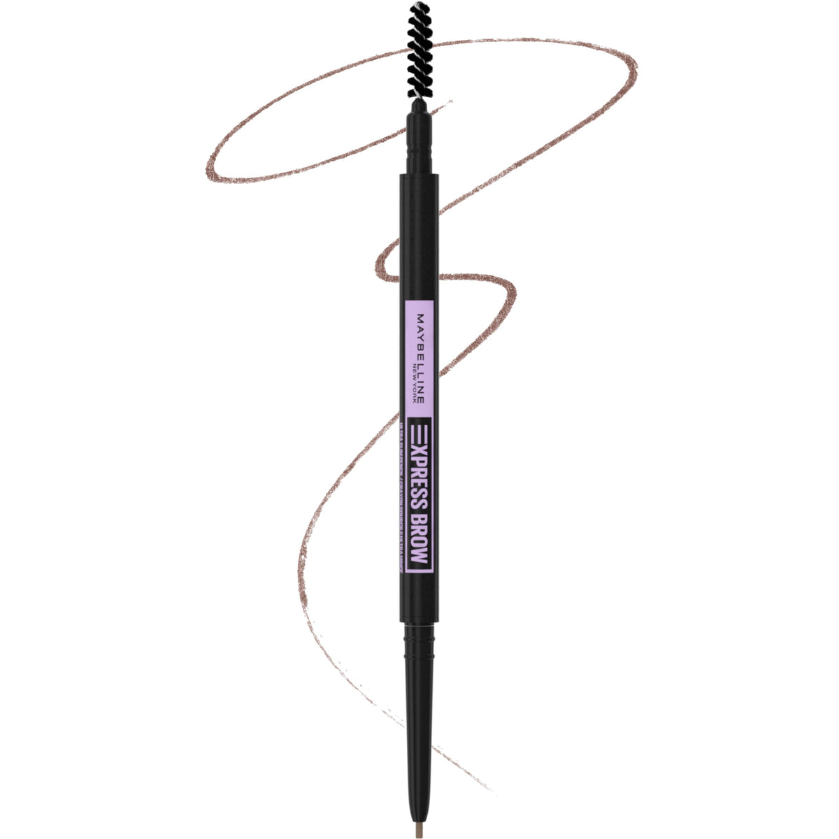 Maybelline Express Brow Ultra Slim Eyebrow Makeup, Brow Pencil with Precision Tip and Spoolie for Defined Eyebrows, Soft Brown, 1 Count Beauty & Personal Care MAYBELLINE