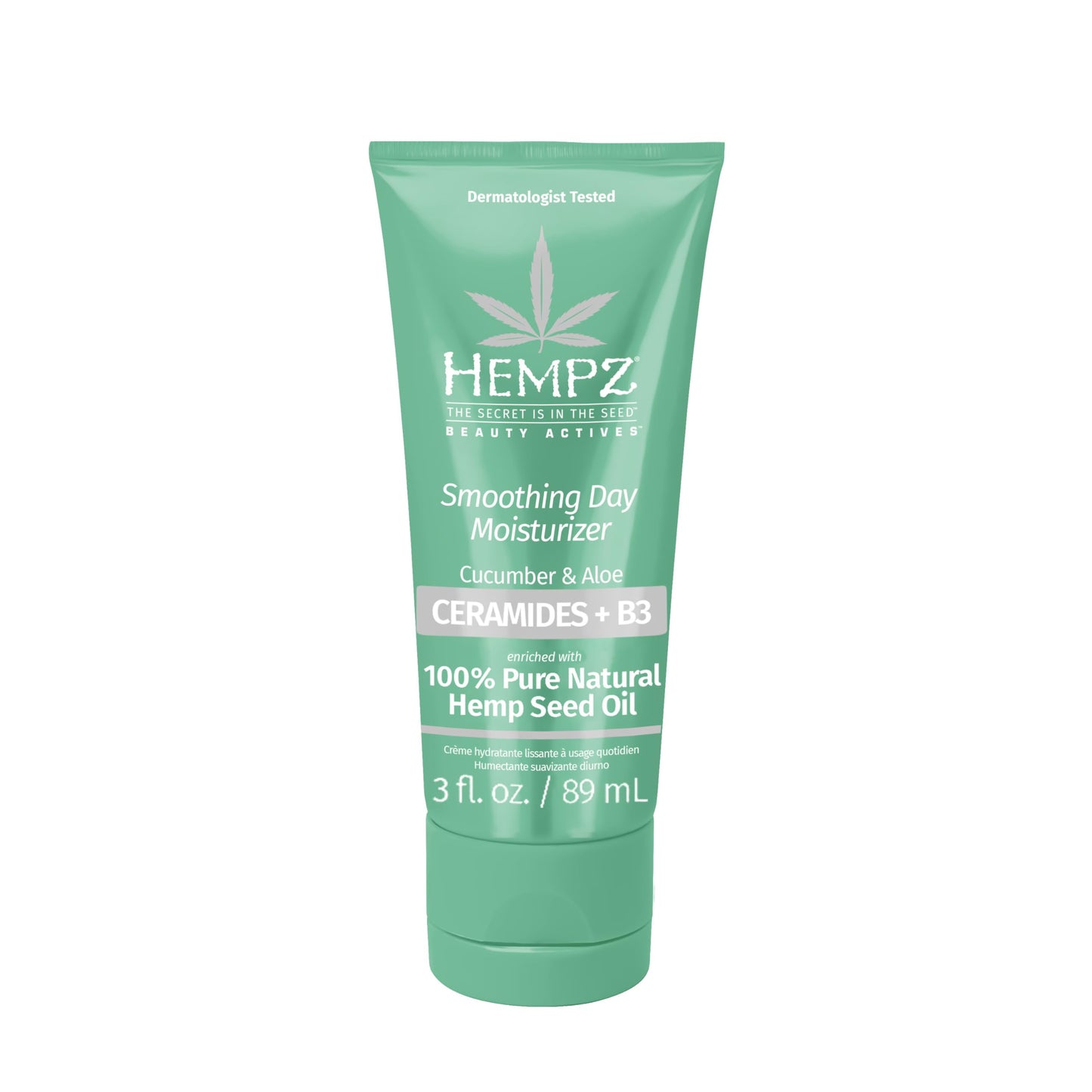 Hempz Cucumber & Aloe Smoothing Day Moisturizer - Hydrating Daily Cream Rich with Minerals, Vitamin C, & Hempseed Oil to Hydrate & Repair Extremely Beauty & Personal Care Hempz