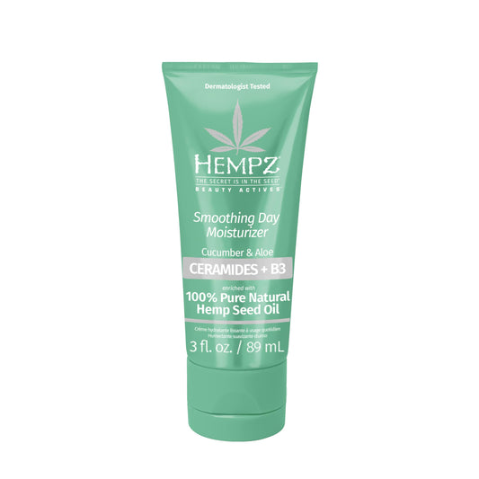 Hempz Cucumber & Aloe Smoothing Day Moisturizer - Hydrating Daily Cream Rich with Minerals, Vitamin C, & Hempseed Oil to Hydrate & Repair Extremely Beauty & Personal Care Hempz