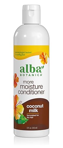 Alba Botanica More Moisture Conditioner, Coconut Milk, 12 Oz (Packaging May Vary) Beauty & Personal Care Alba Botanica