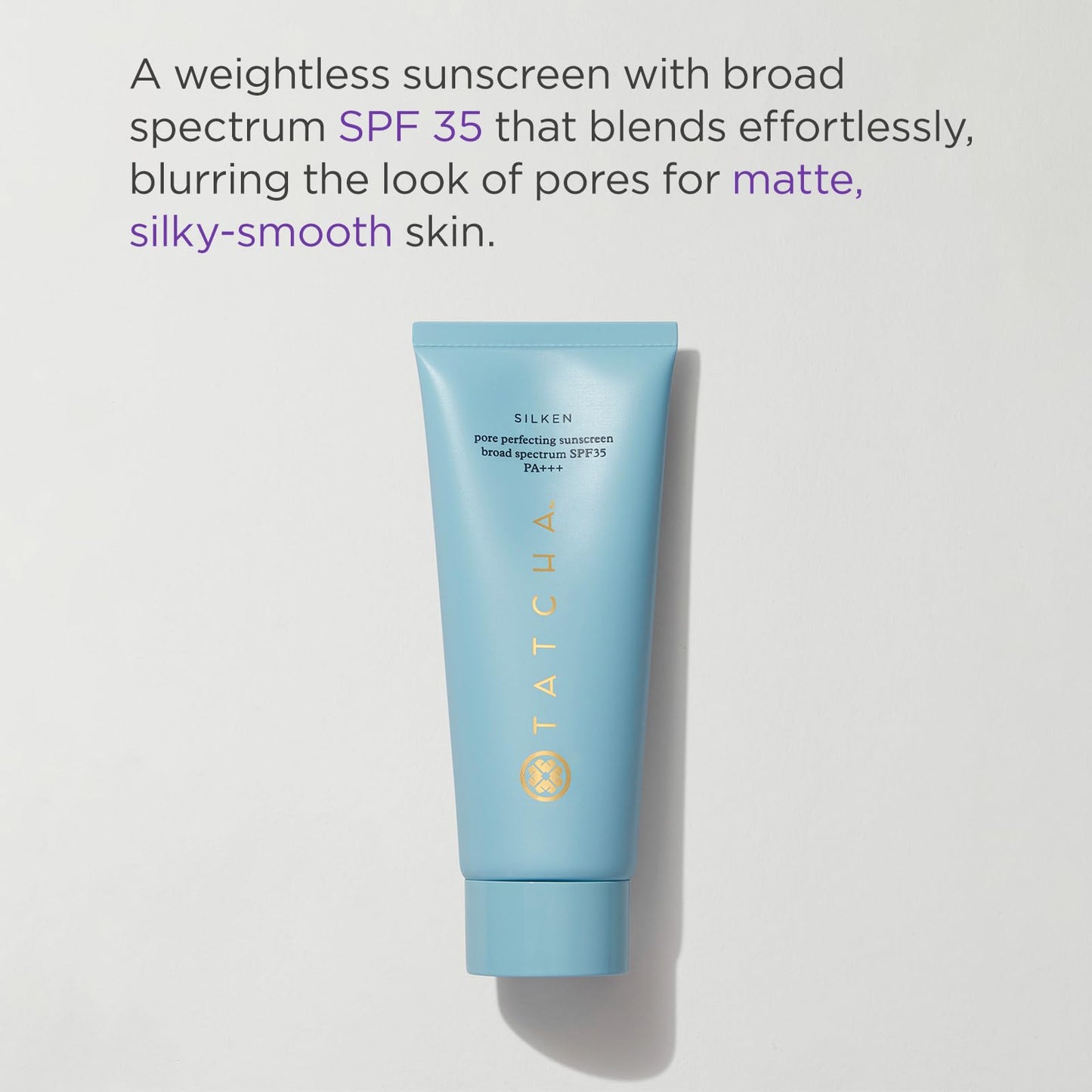 Tatcha Silken Pore Perfecting Sunscreen SPF 35 | Lightweight Sunscreen with Matte Finish and UVA/UVB Protection, 60 ml | 2 oz Beauty & Personal Care TATCHA