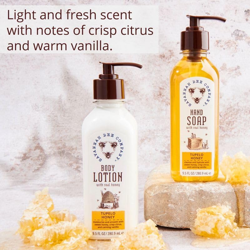 Savannah Bee Company Honey Body Lotion - All Natural Body Lotion for Women and Men Beauty & Personal Care Savannah Bee Company