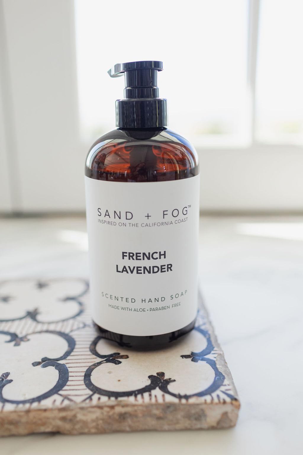 Sand + Fog French Lavender - Scented Liquid Hand Soap - Moisturizing Hand Soap - Made with Aloe - Paraben Free- 20 oz Beauty & Personal Care Sand + Fog