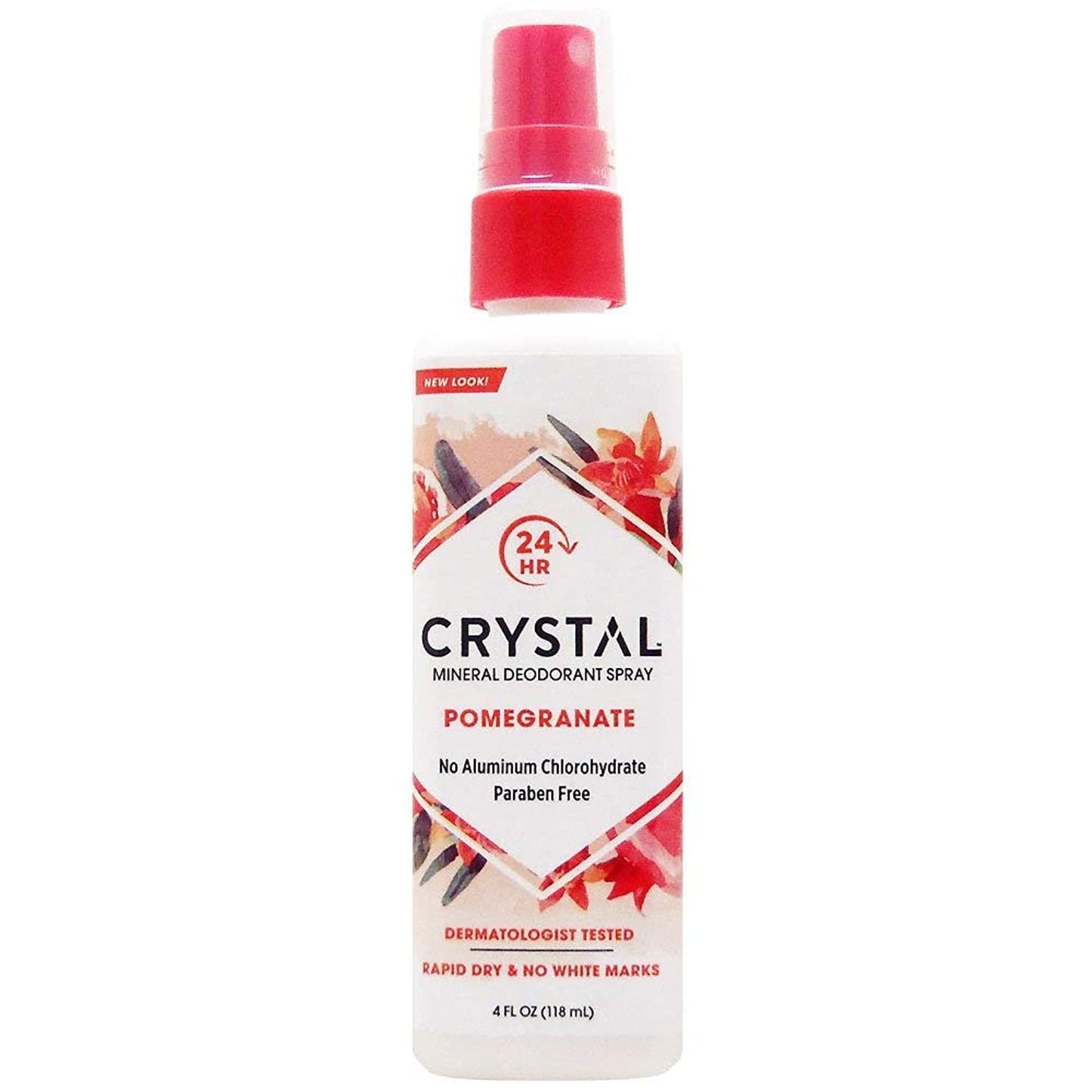 Crystal Essence Mineral Deodorant Body Spray Pomegranate - 4 fl oz Beauty and Personal Care Crystal Essence