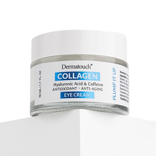 Dermatouch Collagen Eye Cream - Hyaluronic Acid and Caffeine Antioxidant Skin Treatment, Wrinkle Reducer, 1.6 Oz. Beauty & Personal Care SPA DE SOLEIL