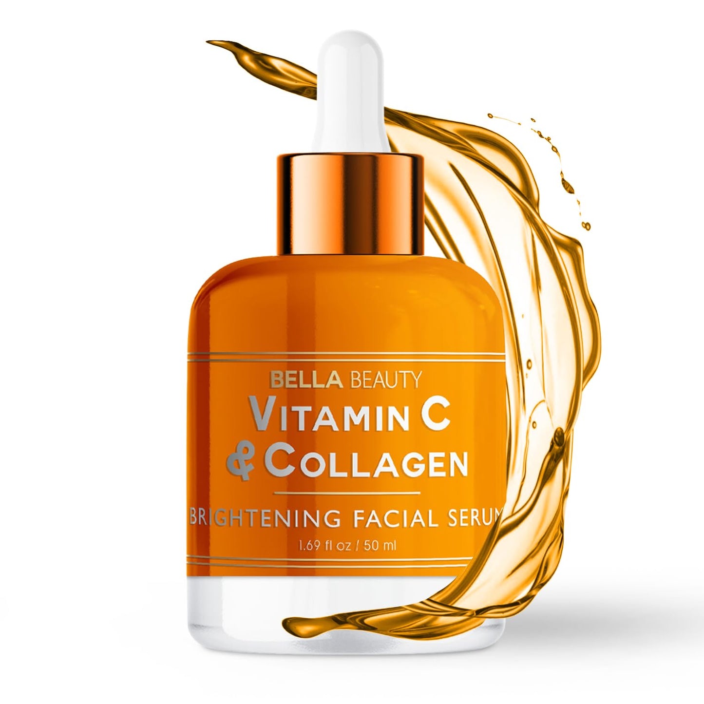 Bella Beauty Vitamin C Serum with Collagen - Dark Spot Reduction, Skin & Anti-Aging - Dermatologist Tested, Cruelty-Free Korean Skin Care for All Skin Beauty & Personal Care Bella Beauty