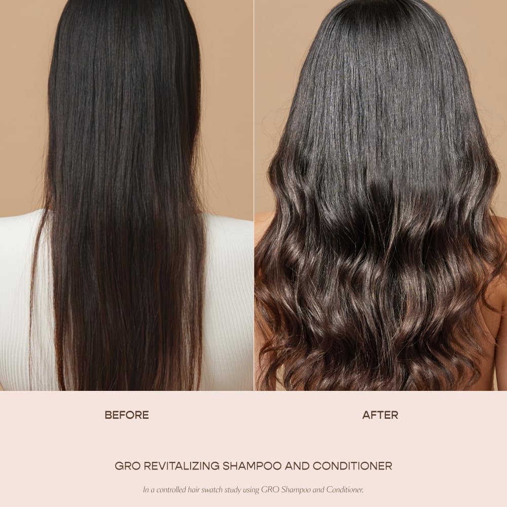 VEGAMOUR GRO Revitalizing Conditioner | Smooths, Strengthens and Adds Shine to Thinning Hair | Clean, Vegan, Cruelty-Free, Clinically Proven and Color Beauty & Personal Care VEGAMOUR