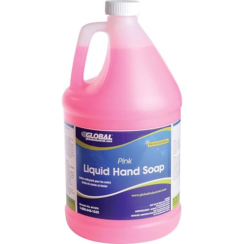 Sim Imports Global Industrial Liquid Hand Soap, Case Of Four 1 Gallon Bottles, Pink Beauty & Personal Care Sim Imports