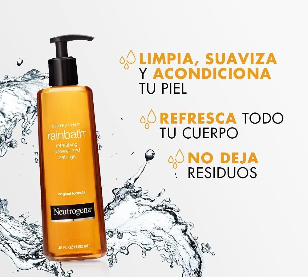 Neutrogena Rainbath 40 fl oz Shower and Bath Gel - Moisture-Rich Beauty & Personal Care Neutrogena