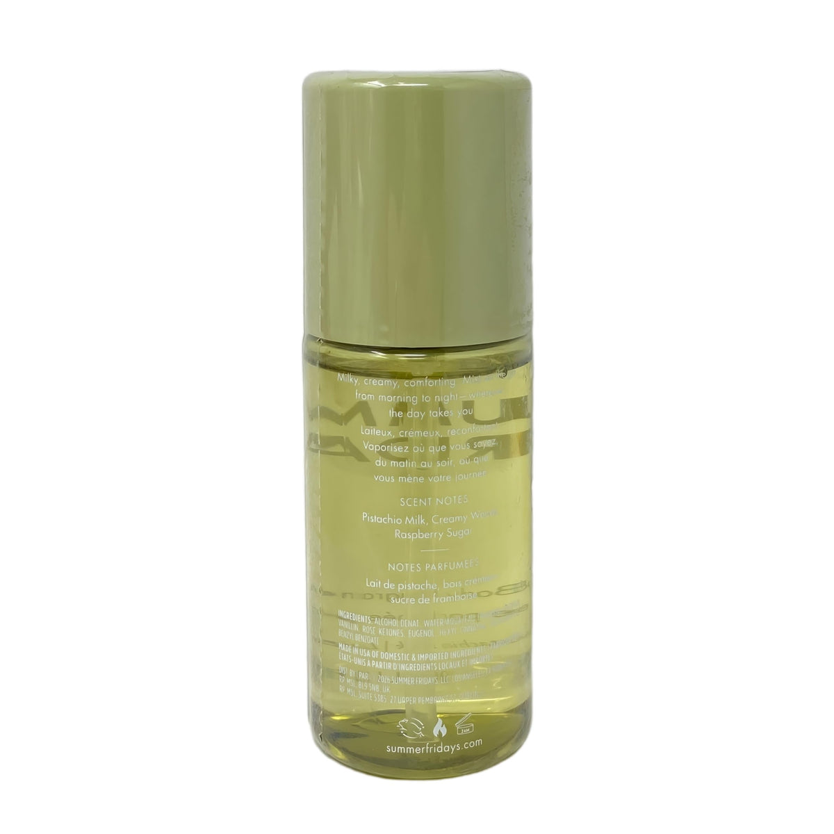 Summer Fridays Hair & Body Mist Pistachio Travel Size