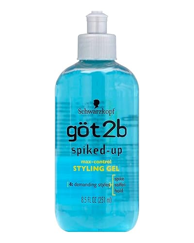 Got2B Spiked-Up Maxed Control Styling Gel, 8.5 Ounce/251.345 ml, Mint, Rosemary Scent, Firm Grip for Stubborn, Inexpensive Hair Types Beauty & Personal Care Got2B