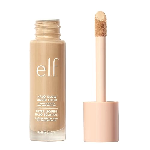 e.l.f. Halo Glow Liquid Filter, Complexion Booster For A Glowing, Soft-Focus Look, Infused With Hyaluronic Acid, Vegan & Cruelty-Free, 2 Fair/Light Beauty & Personal Care e.l.f.