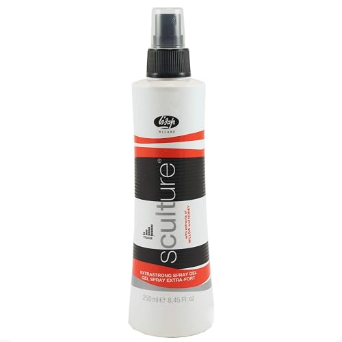 Lisap Sculture Extra Strong Spray Gel for Hair, hairspray extra hold - Professional Gel Hair Spray & Setting Spray for Extra Hold with bamboo & honey Beauty & Personal Care Lisap