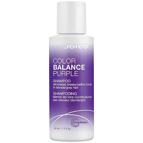 Joico Color Balance Purple Shampoo | For Cool Blonde, Gray Hair | Eliminate Brassy Yellow Tones | Boost Color Vibrancy & Shine | UV Protection | Beauty & Personal Care Joico