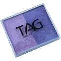 TAG Face and Body Paint - Split Cake 50g - Pearl Purple and Pearl Lilac Beauty & Personal Care TAG Body Art