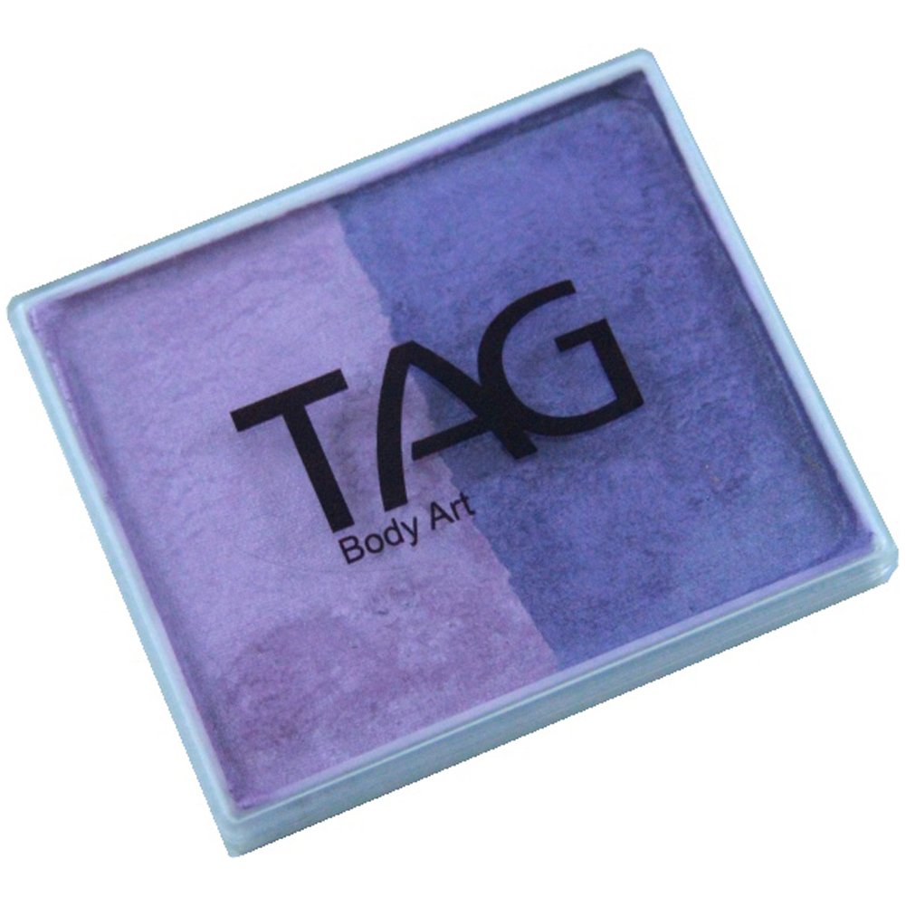 TAG Face and Body Paint - Split Cake 50g - Pearl Purple and Pearl Lilac Beauty & Personal Care TAG Body Art
