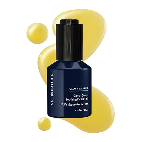 Naturopathica Carrot Seed Soothing Facial Oil, Rejuvenating Face Oil to Help Prevent Redness & Protect Skin, Hydrating Antioxidant Oil for Face, 1.18 Beauty & Personal Care Naturopathica