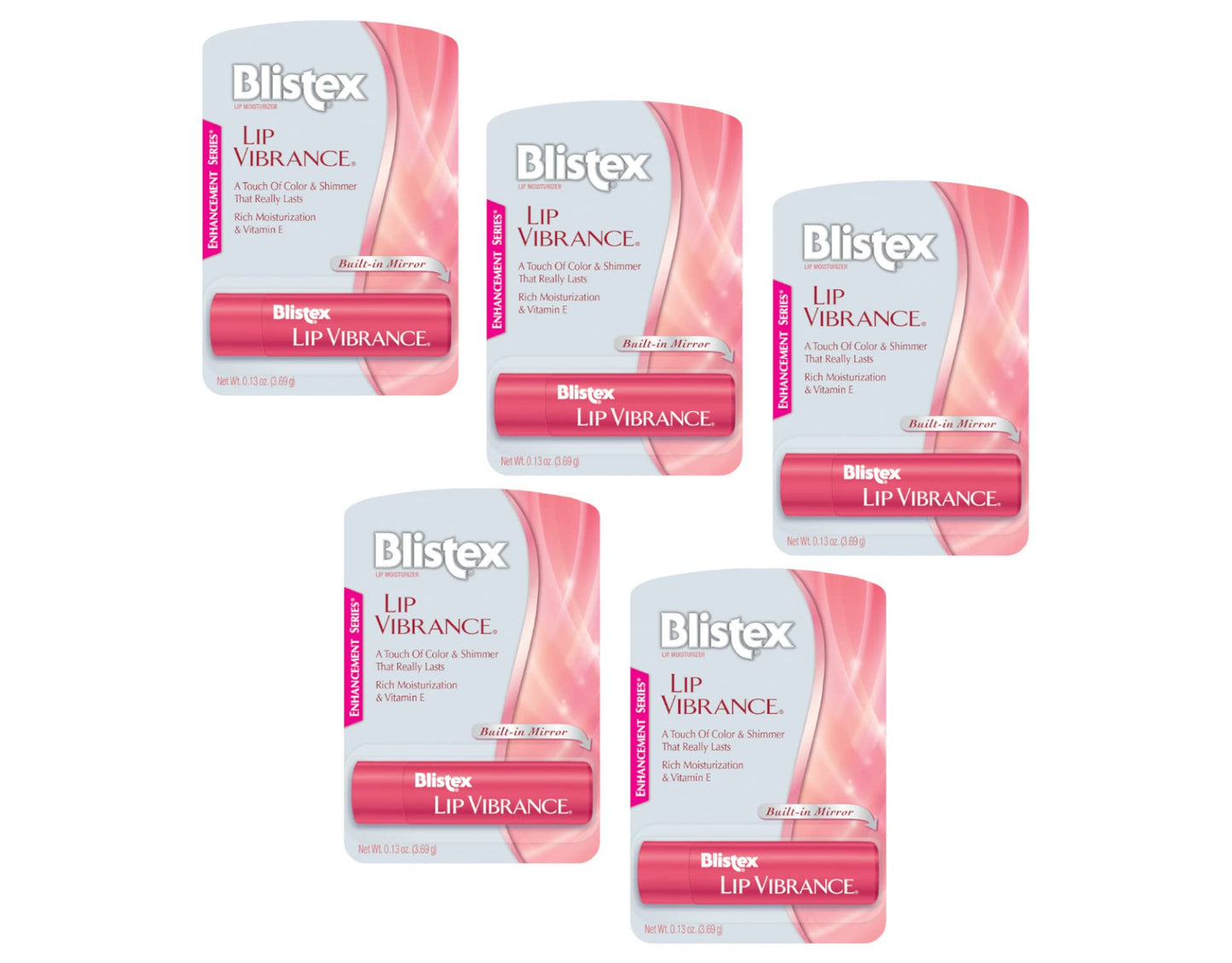 Blistex Lip Vibrance, Lip Protectant 0.13 oz (Pack of 5) Beauty & Personal Care Blistex