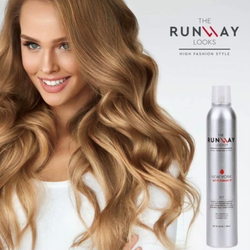 The Runway Looks Set It Forget It Control-It Versatile Hairspray, With Pro-Vitamin B5, Customizable Hold Levels For Versatile Styling, Leaves No Beauty & Personal Care The Runway Looks