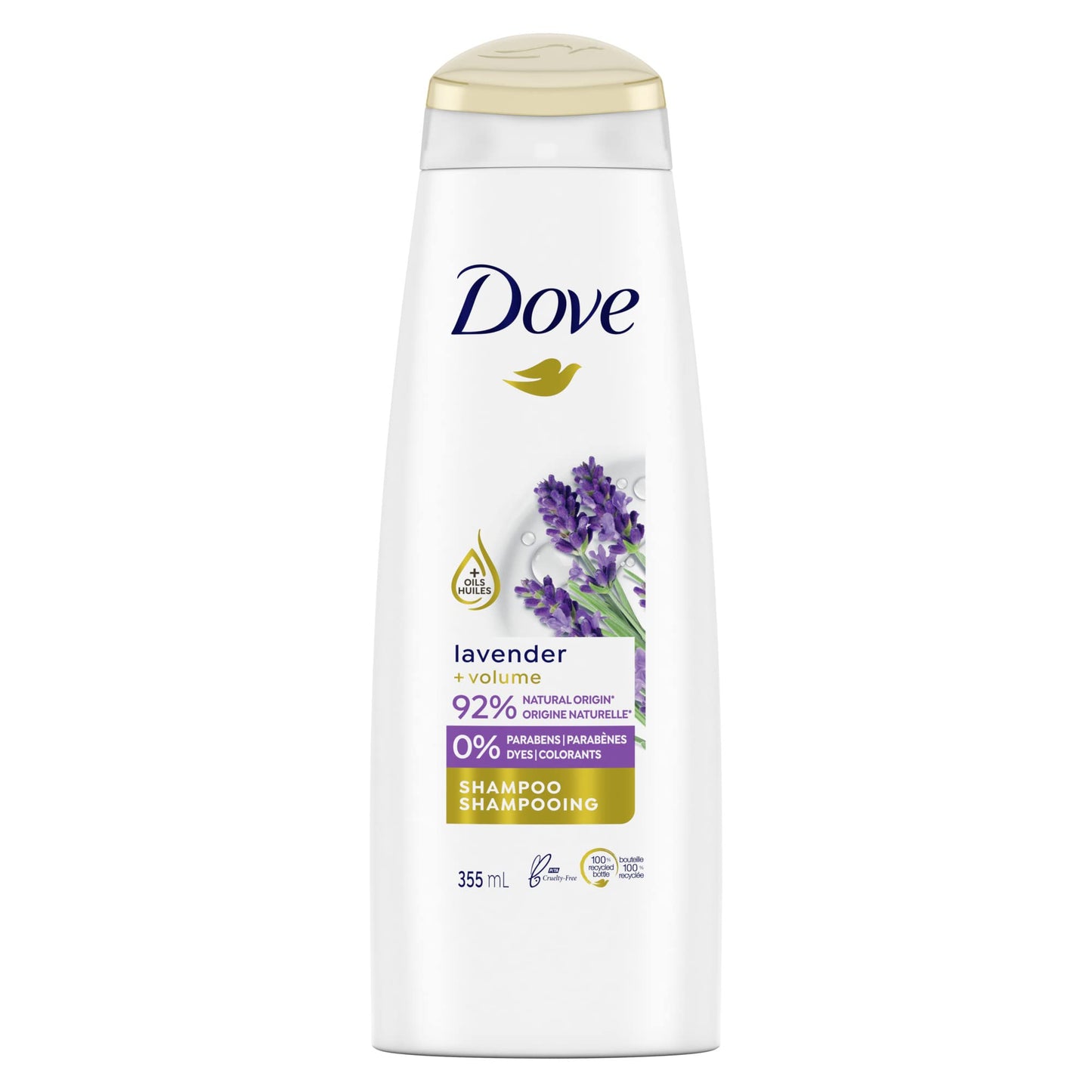 Dove Volume Shampoo for Thinning Hair Thickening Ritual Hair Shampoo with Lavender 12 oz Beauty & Personal Care Dove