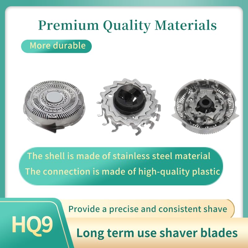 Hq9 Electric Razors Blades Replacement Fit for Norelco 8240XL 8250XL, Durable Shaver Blades for norelco 8140XL 8150XL 8160XL 8170Xl 8171XL 8175XL Beauty and Personal Care BNVXR
