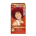 Exotic Shine Hair Color by Creme of Nature, 7.6 Intensive Red, with Argan Oil from Morocco, 1 Application Beauty & Personal Care Creme of Nature