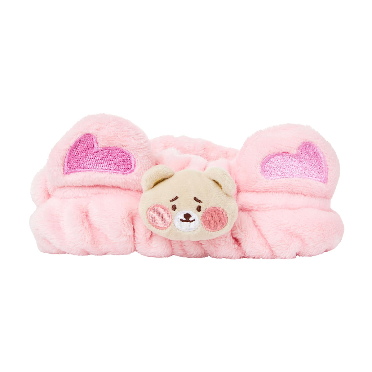 The Crème Shop Boba Bears 3D Teddy Headband (Strawberry Fluff)
