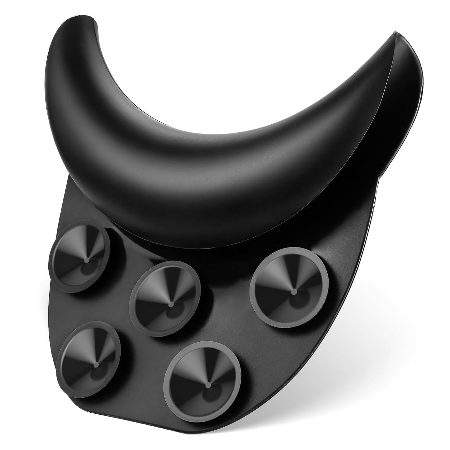 Shampoo Bowl Neck Rest with Suction Cup, Curved Silicone Neck Pillow Wash Sink Basin Headrest Tool Bathtub Hair Washing Neck Support Cushion for Hair Beauty and Personal Care Agatige