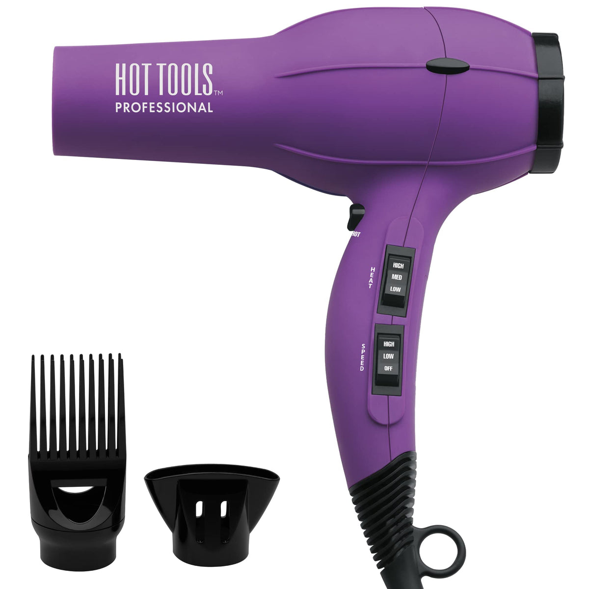Hot Tools Pro Artist 1875 Watt Turbo Ionic Hair Dryer, Purple