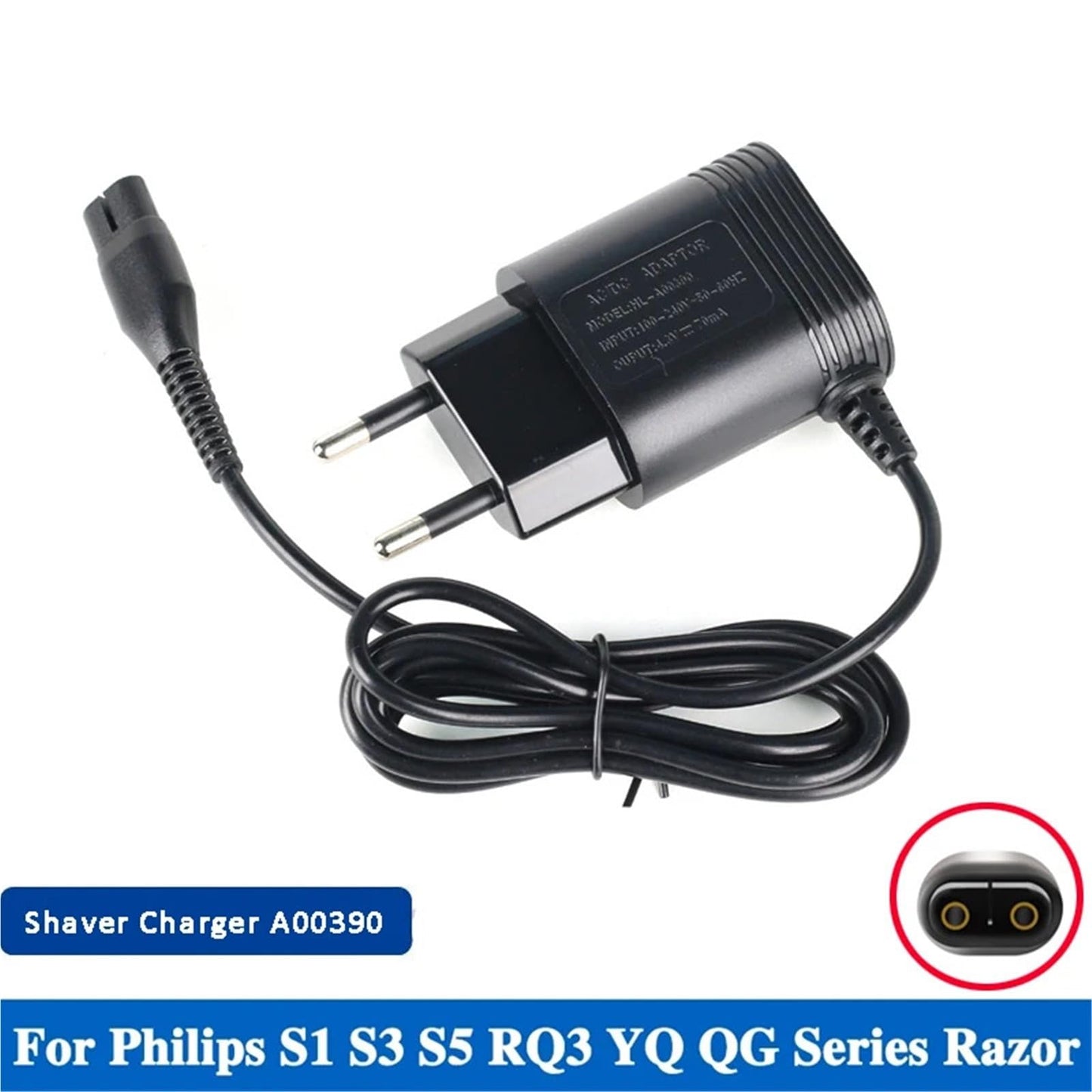 4.3V Wall Plug A00390 Charger Ac Power Charging Cord Adapter Compatible With PHILIPS Norelco OneBlade QP2520 QP2521 QP2523 Shaver Charger(EU Charger) Beauty and Personal Care PUATRGO