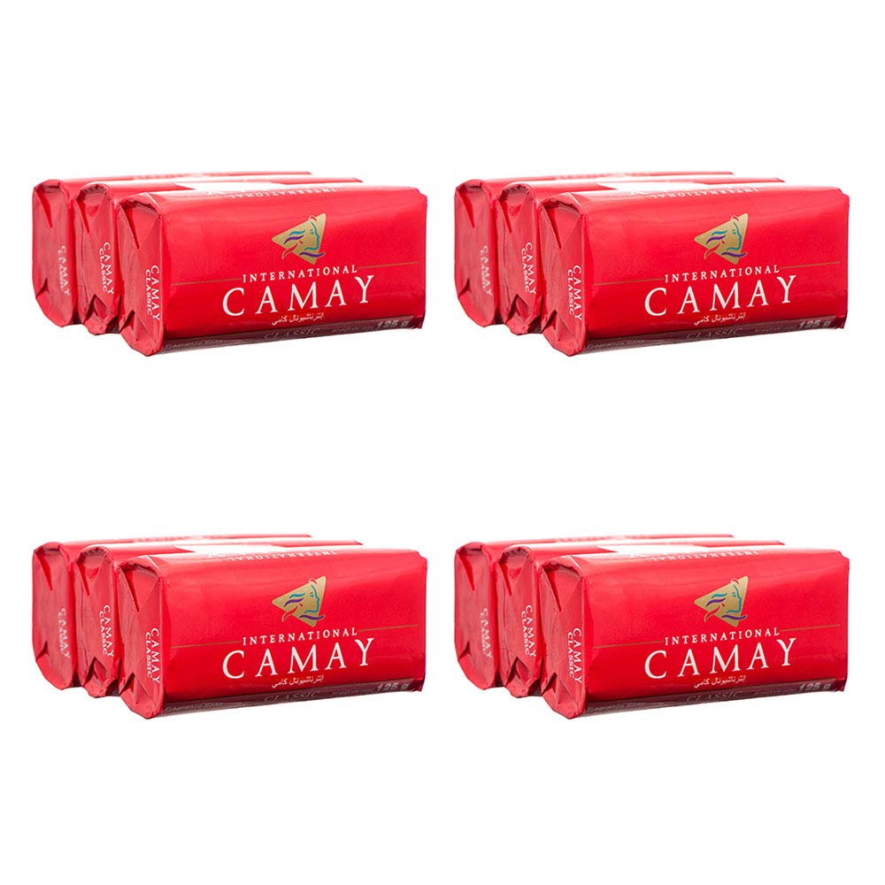 Camay Softly Scented Bath Bar Classic Soap, Pink, Ginger, 4.4 Ounce (Pack of 12) Beauty & Personal Care Camay