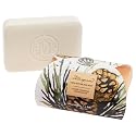 Mangiacotti Shea Butter Bar Soap Made in the USA Naturally Moisturizing with Essential Oils, 6-Ounce, White Spruce Beauty & Personal Care Mangiacotti