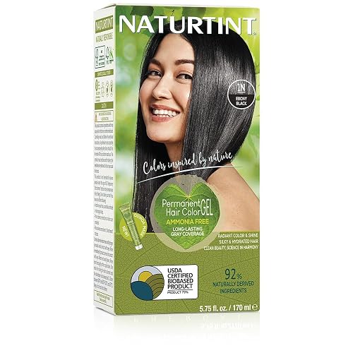 Naturtint Hair Color, 1N Ebony Black, 4.5 oz Beauty & Personal Care Naturtint