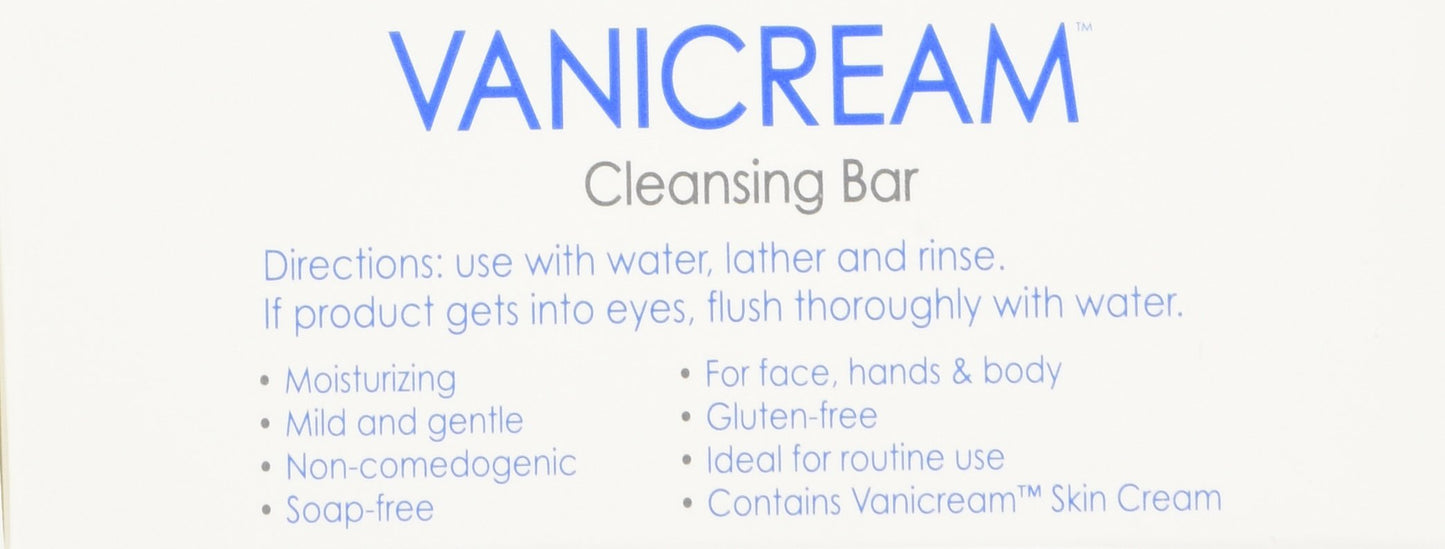 Vanicream Cleansing Bar 3.9 oz For Sensitive Skin, Pack of 4 Beauty & Personal Care Vanicream