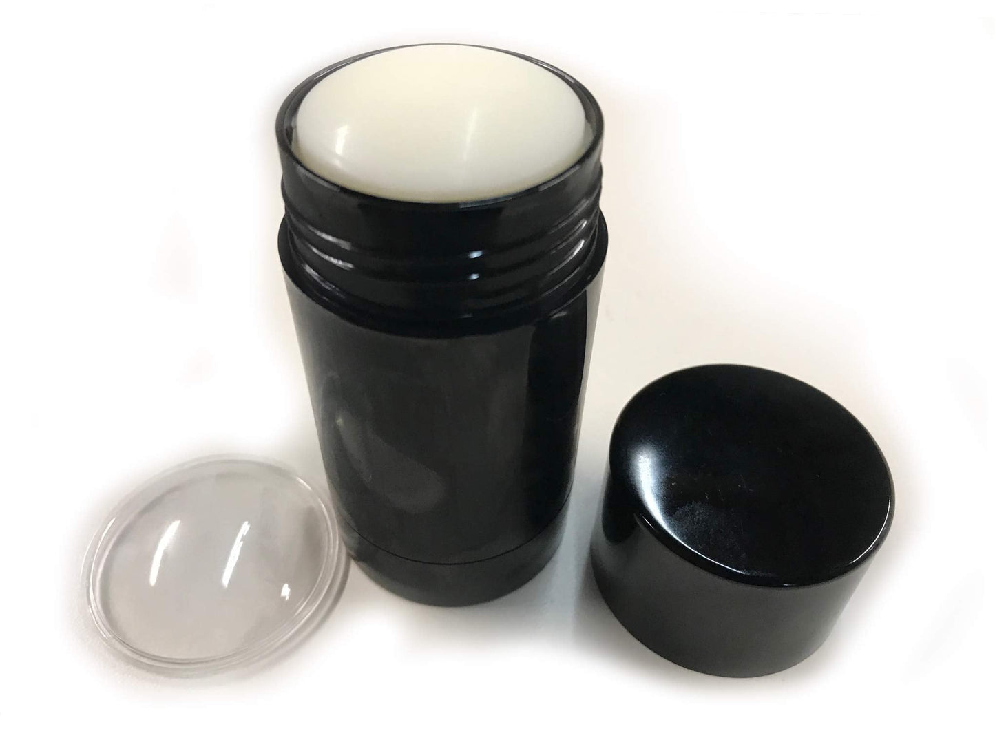 Empty Deodorant Containers - Twist-up, Reusable, Recyclable, DIY Empty Deodorant Tubes, Bottom-fill 2.0 Oz (4-Pack, Black) Beauty and Personal Care DIY Deodorant Containers