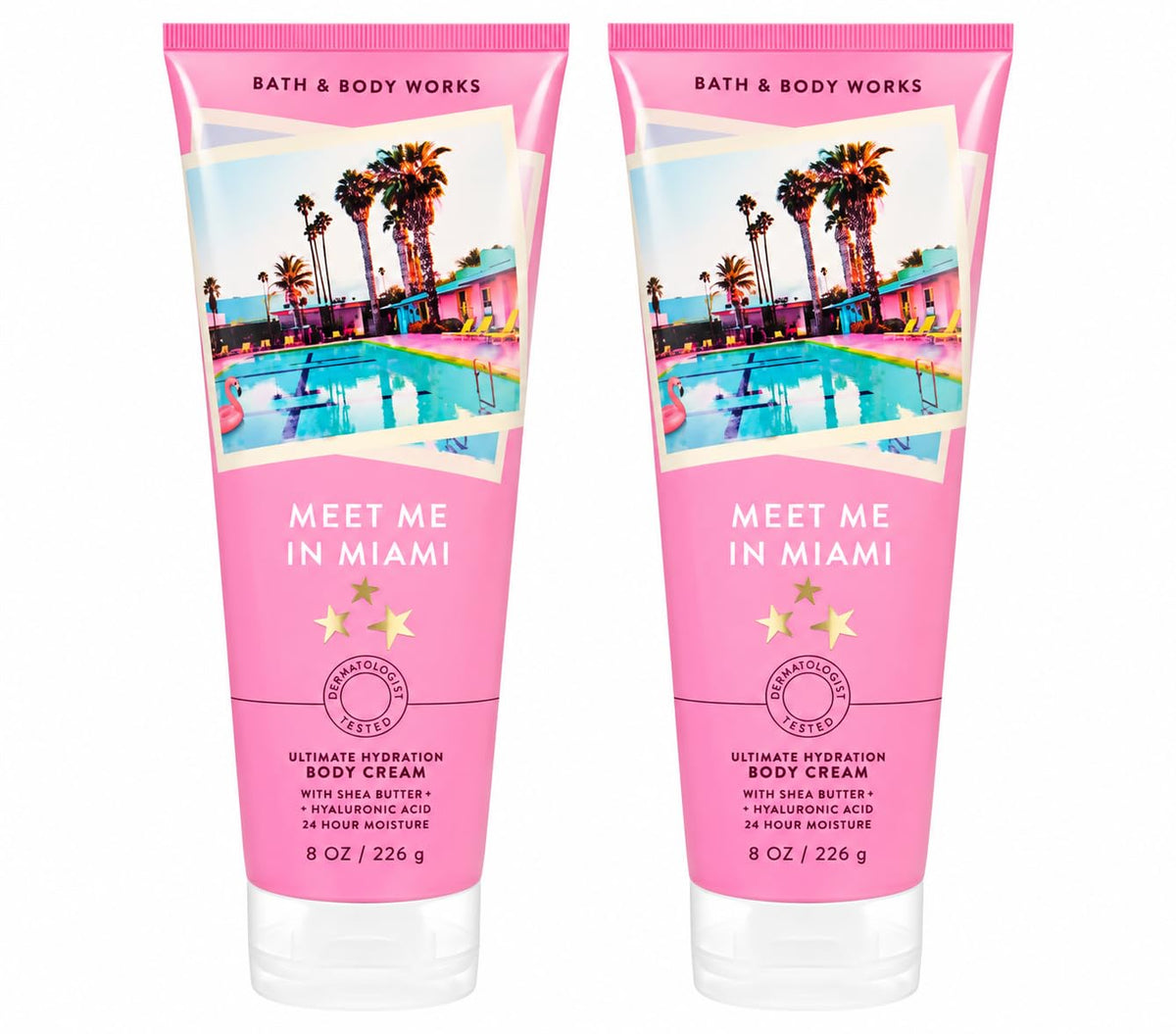 Bath & Body Works Meet Me in Miami Body Cream - Pack of 2
