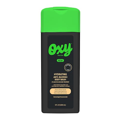 Oxy Stubborn Acne Anti-Blemish Body Wash Teens, 2% Salicylic Acid, Hydrating Face & Body Wash Clears & Prevents Breakouts, Fast-Acting Acne Treatment Beauty & Personal Care Oxy
