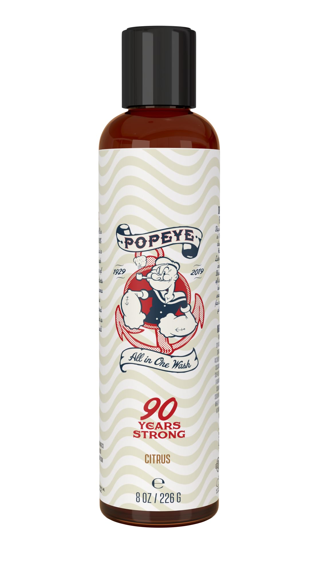 Popeye Shaving Co 3-in-1 Natural Beard Wash and Conditioner for Men, Cruelty Free and Nourishing Beard Shampoo, Best for Maintaining and Conditioning Beauty and Personal Care Razor MD