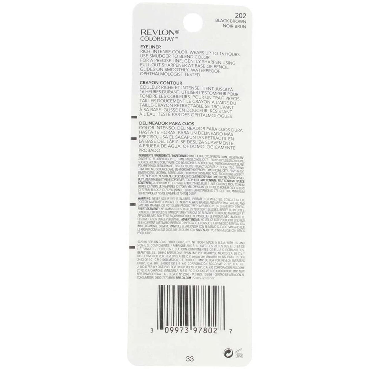 Revlon/Colorstay Eye Liner (Black Brown) 0.01 Oz (.28 Ml) Beauty & Personal Care REVLON