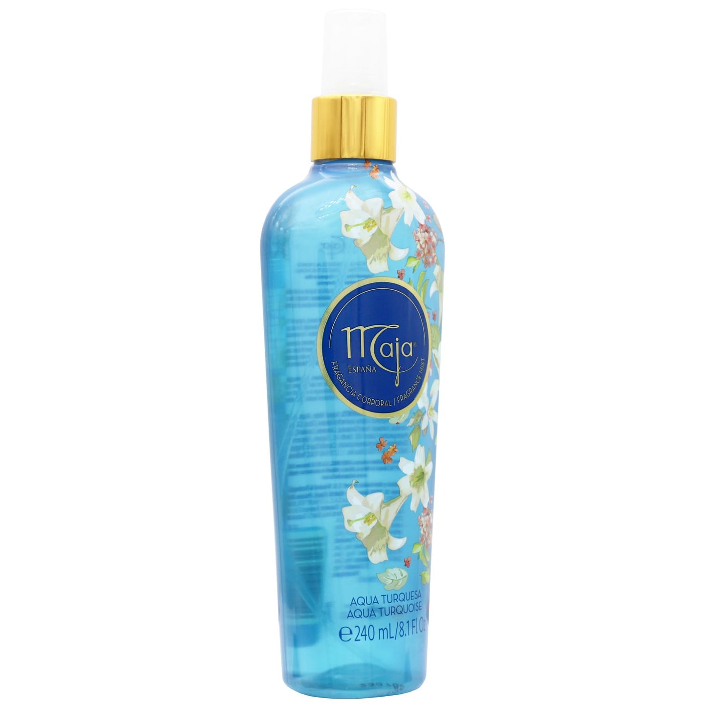 Maja Body Splash Turquoise Water 240mL /8.1 Oz. Freshness and Sensuality. Beauty & Personal Care Maja